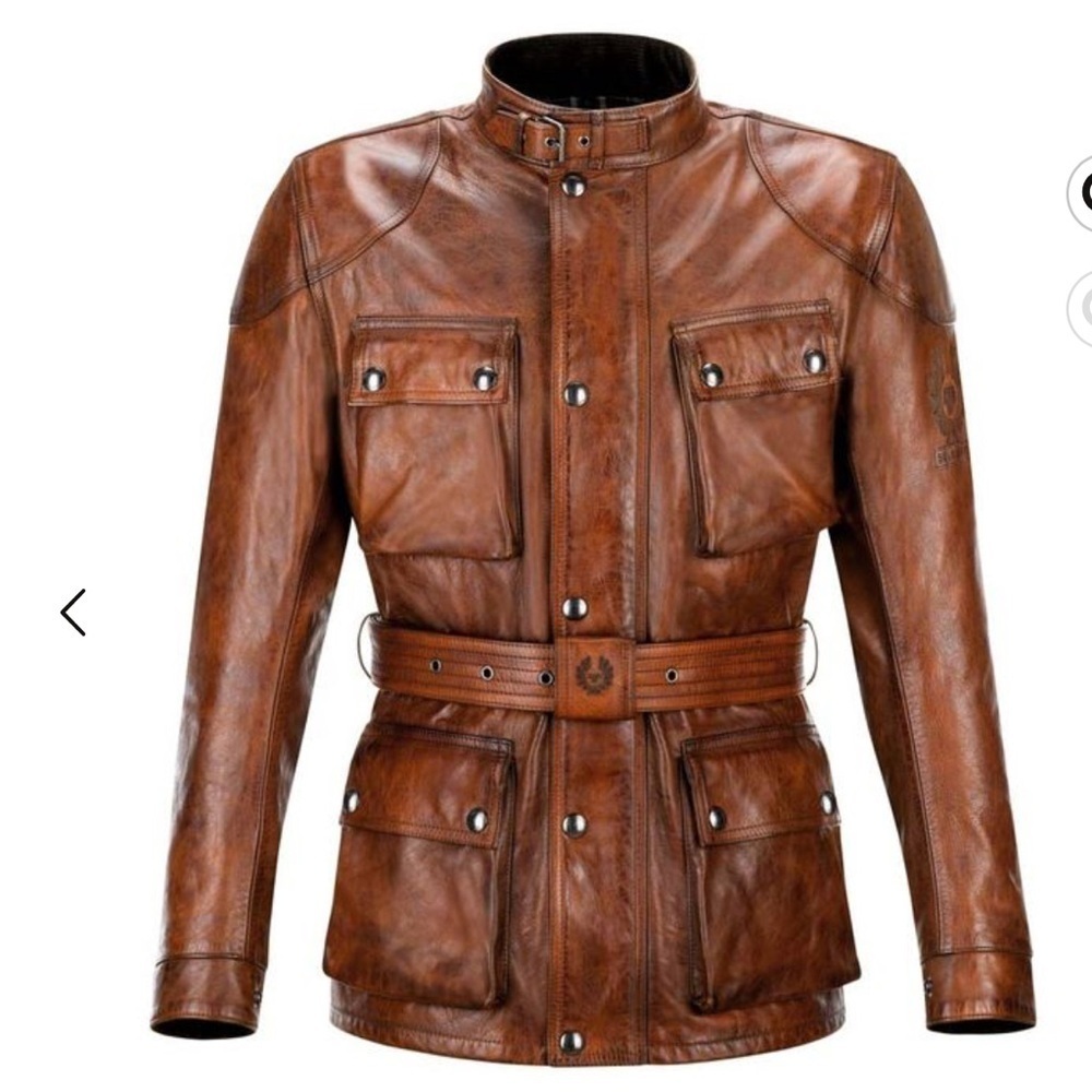 Belstaff Trialmaster Panther 2.0 Leather Jacket NWT 40
